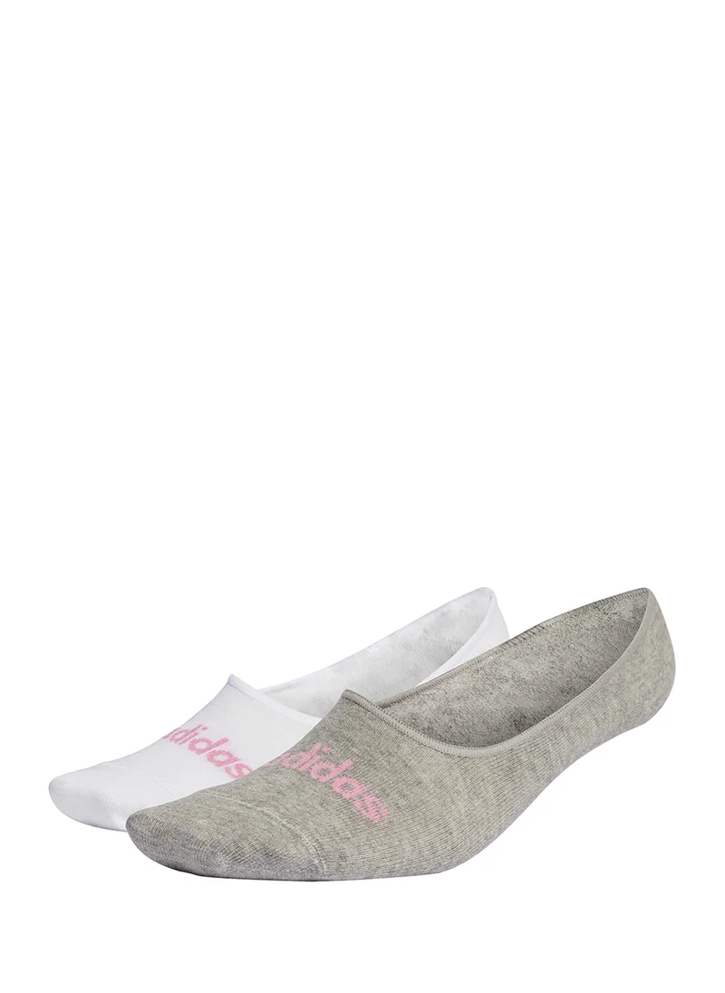 اديداس 2 Pack Thin Linear Ballerina Socks