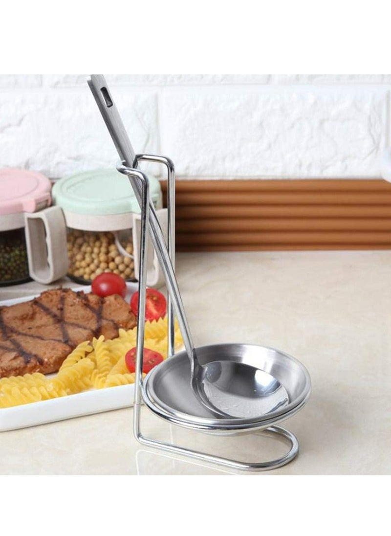 Oasisgalore 2Pcs Spoon Rest Holder Soup Ladles Holders Vertical Spoon Rack for Restaurant Kitchen  - Image 3