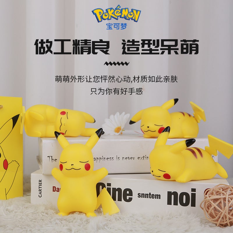 Cute Creative Pikachu Night Light Mini Night Light Desktop Decoration Bedroom Light Bedside Atmosphere Light Explosions - Image 4