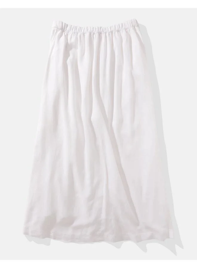 American Eagle High Waist Front Button Skirt