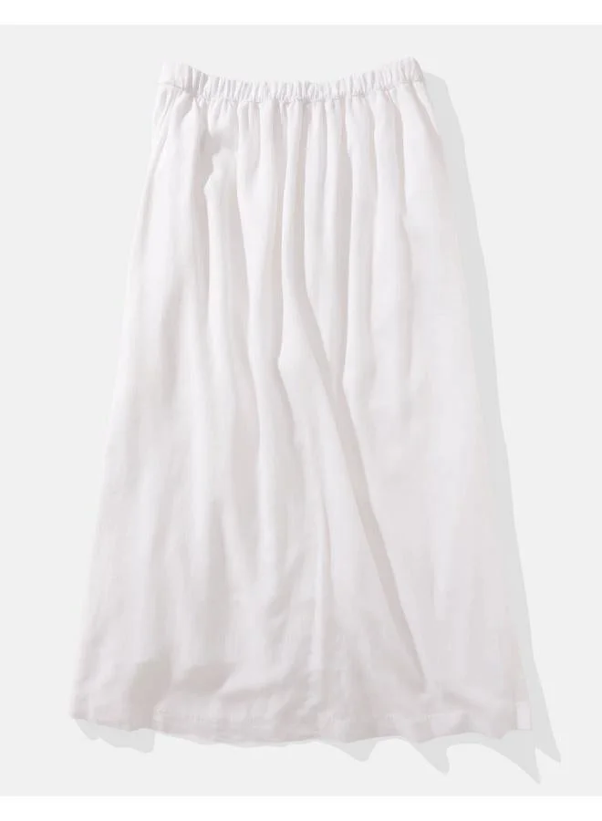 American Eagle High Waist Front Button Skirt