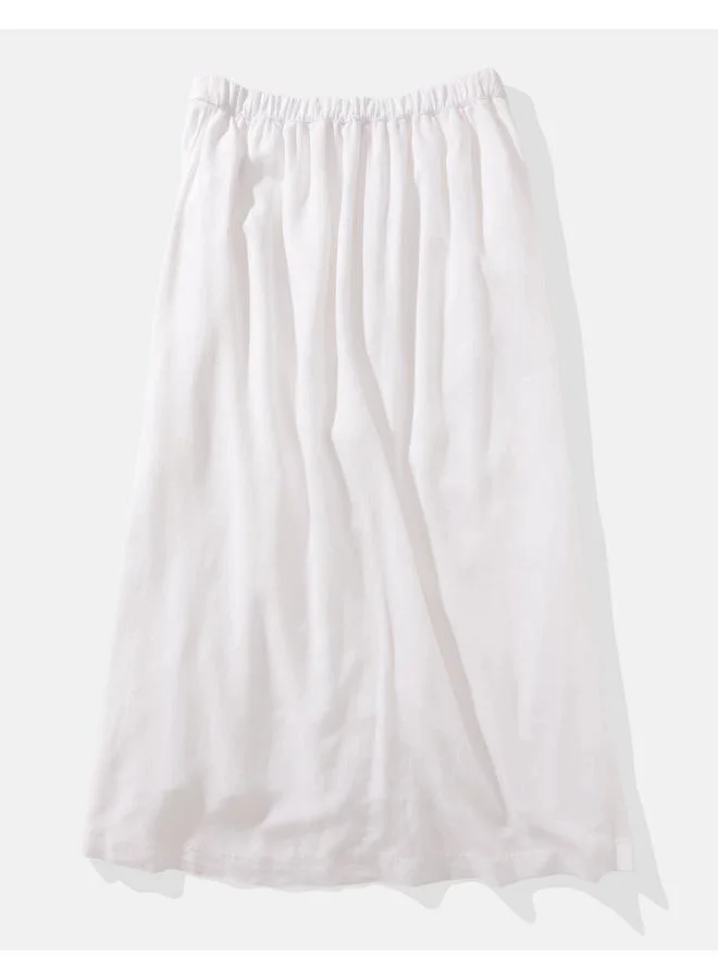 American Eagle High Waist Front Button Skirt