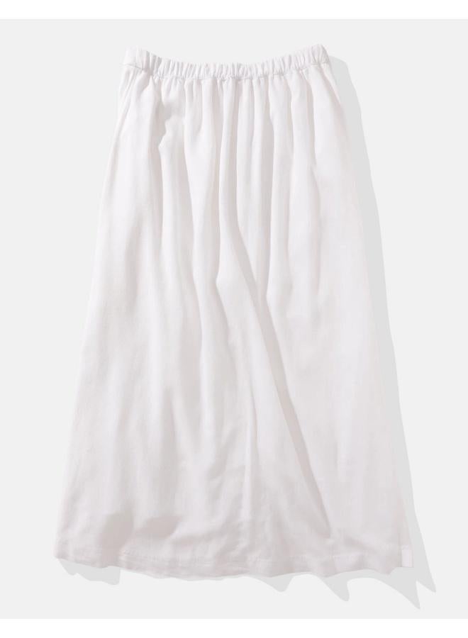 American Eagle High Waist Front Button Skirt - Image 2