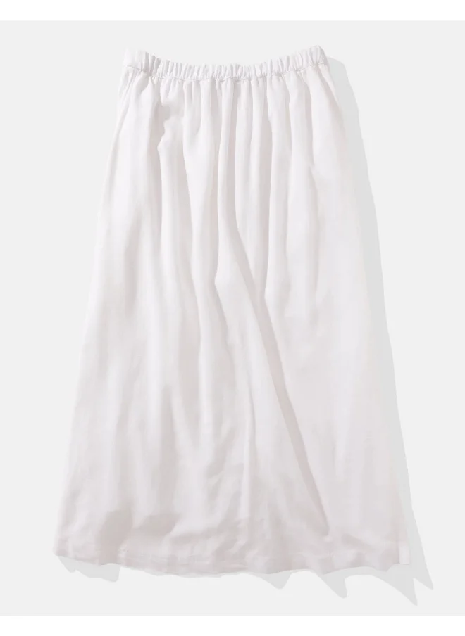 American Eagle High Waist Front Button Skirt