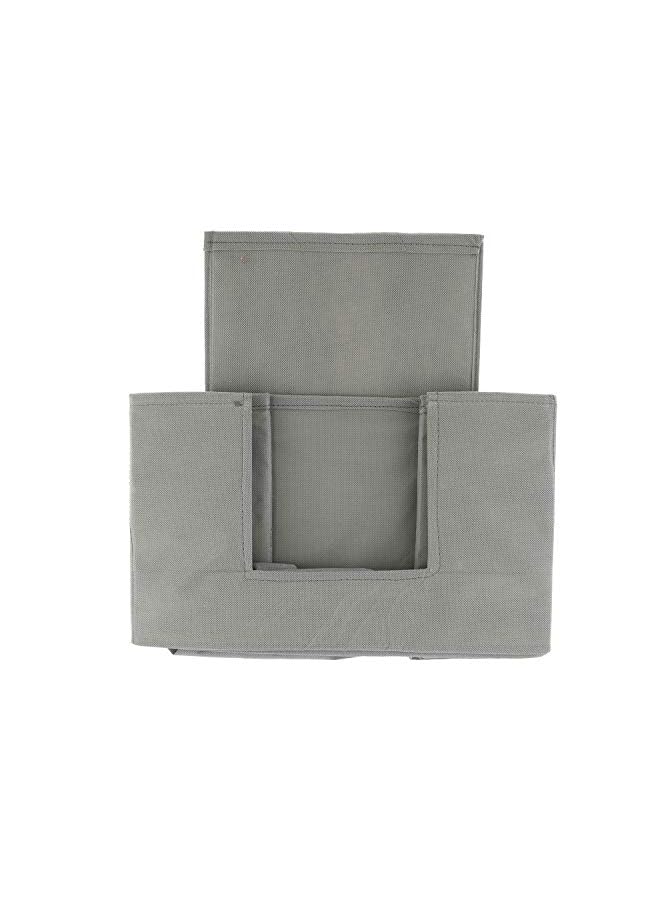 Kuber Industries Industries Non-Woven Fabric 6 Pieces Foldable Cloth Storage Boxes Organizer For Wardrobe With Handle (Grey)- Kubmart02459 - Image 2