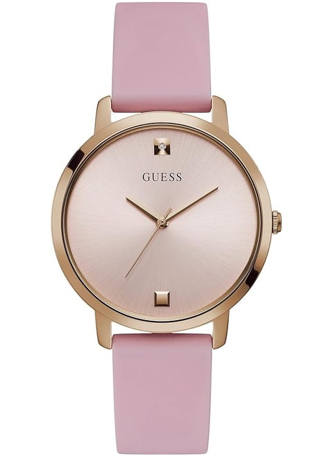 Women's Quartz Watch With Analog Display And Silicone Strap W1210L3