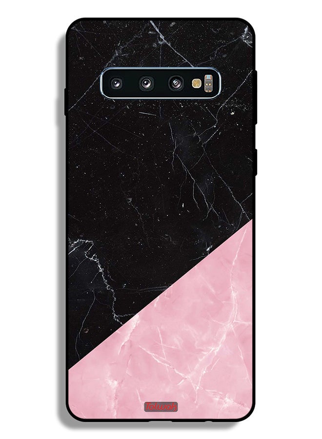 Tolwak Samsung Galaxy S10 Protective Case Cover Marble Pattern - Image 2