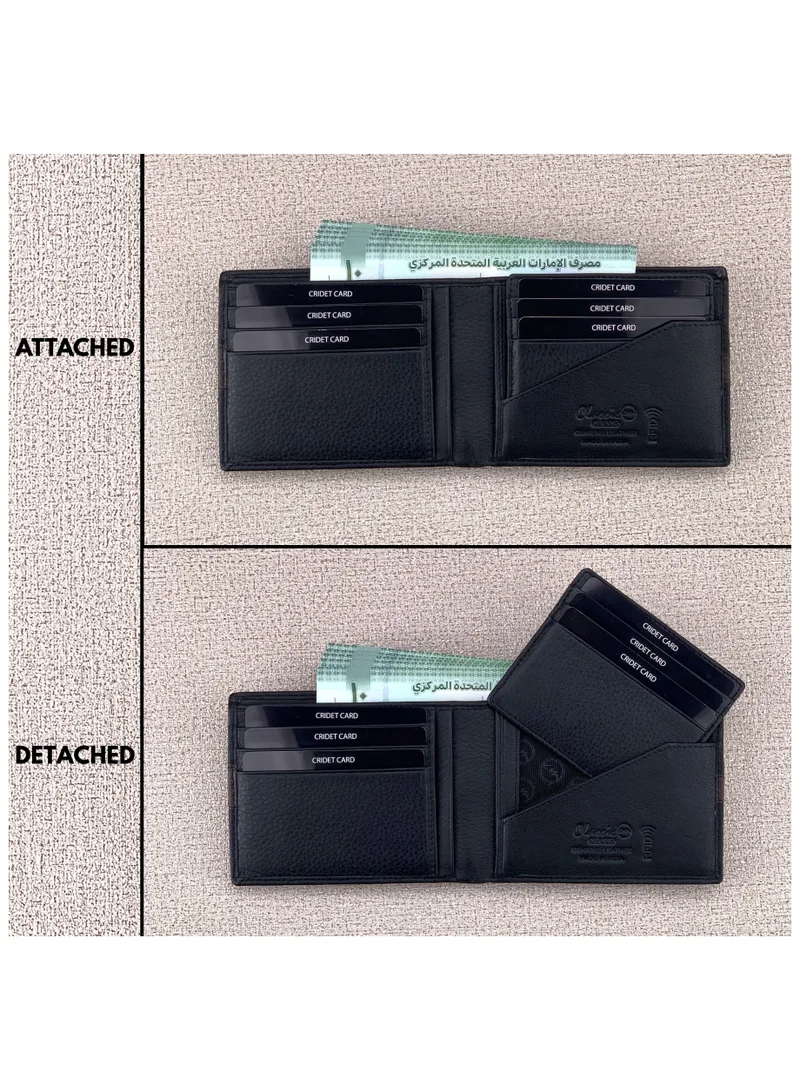 Classic Milano Classic Milano Genuine Leather Wallet for Men – Slim Bifold Men’s Wallet with RFID Blocking, Multiple Card Slots – Stylish Mens Purse Wallets Gift for Husband, Father