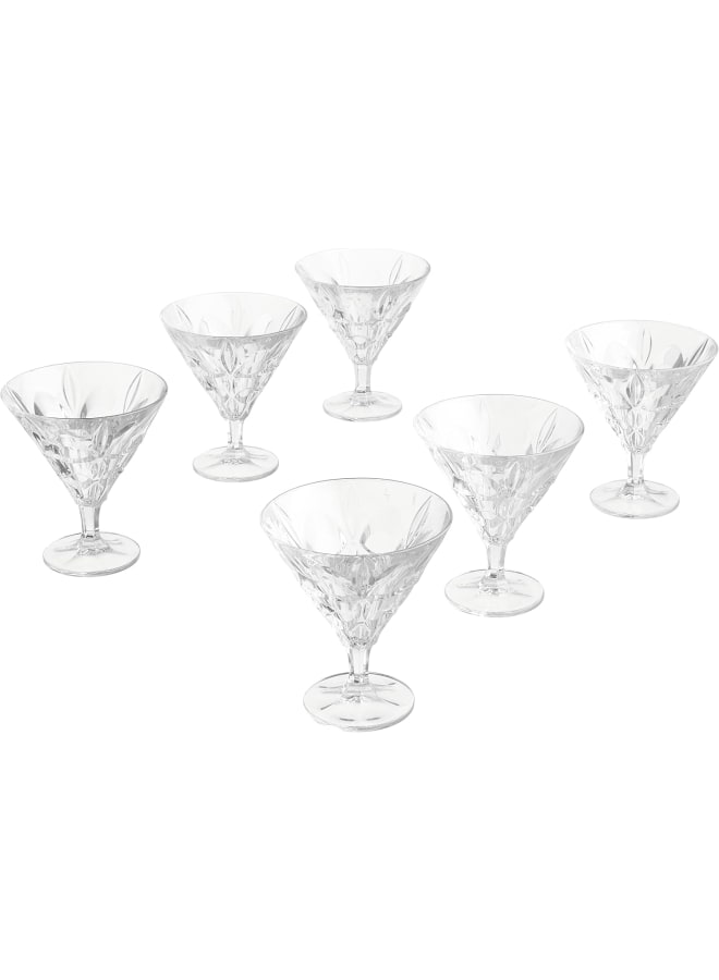 Bohemia Crystal X-Lady Set 6Piece Ice Cream Cups - Image 1