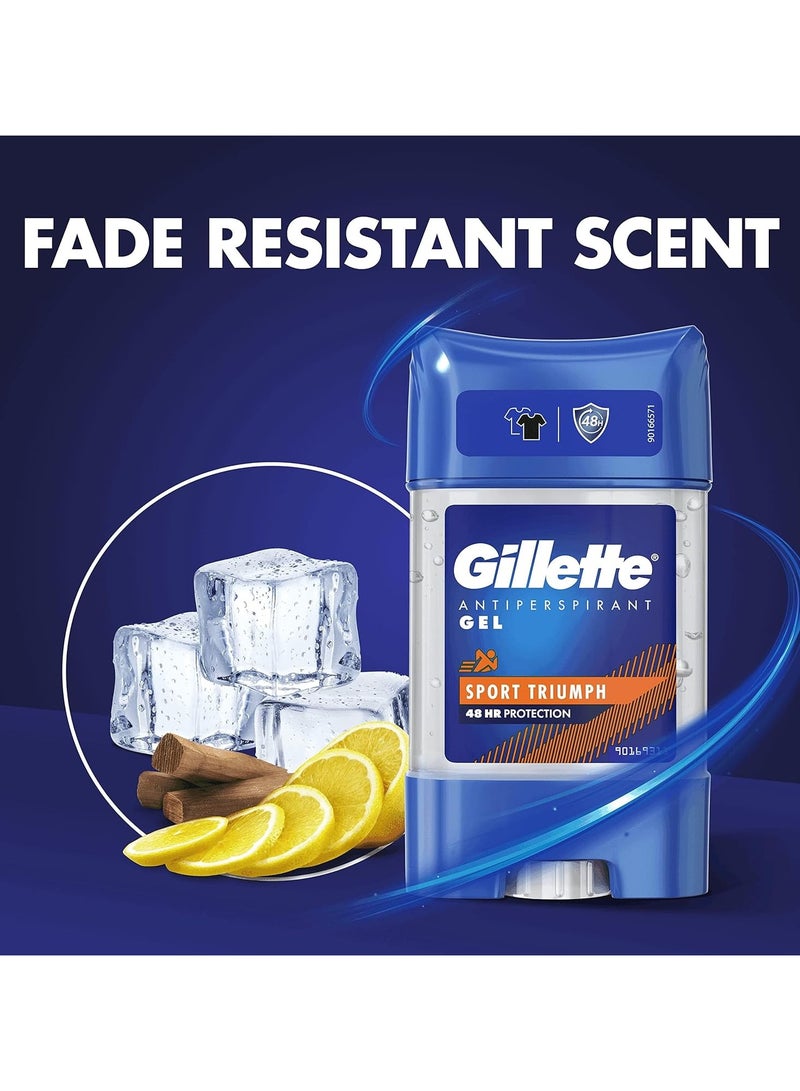 جل مضاد للتعرق سبورت تريومف حماية تدوم 48 ساعة 70 مل (عبوة من 6 قطع) - Image 3