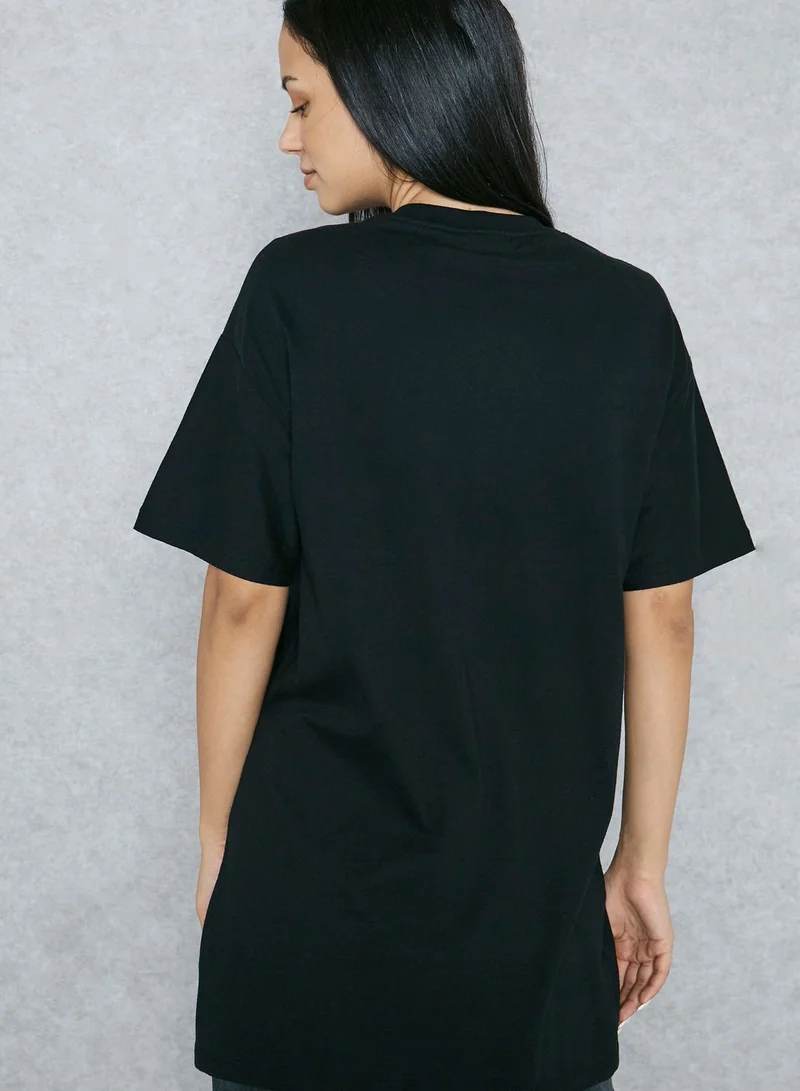 TOPSHOP Lace Up Choker Neck Top
