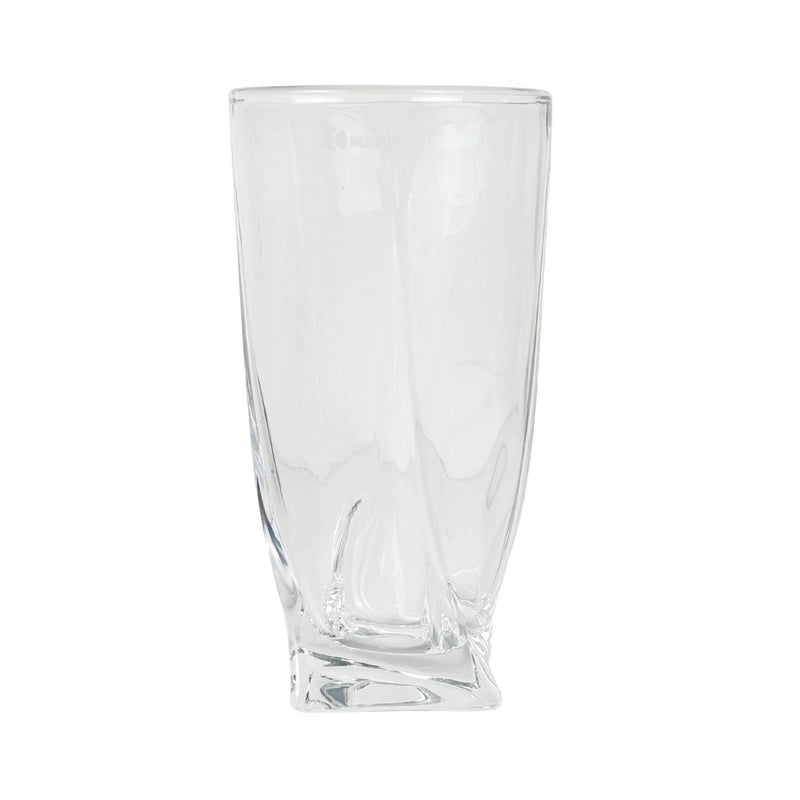 Kovar Crystal Clear FH-20012 Quadro Style Lead Free Tempered Glass Set 12oz- 3pcs - Image 1