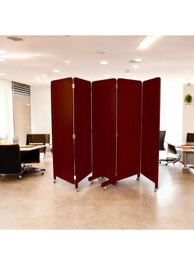 Room divider / partition, brown color, size 57*200 cm, height 185 cm
