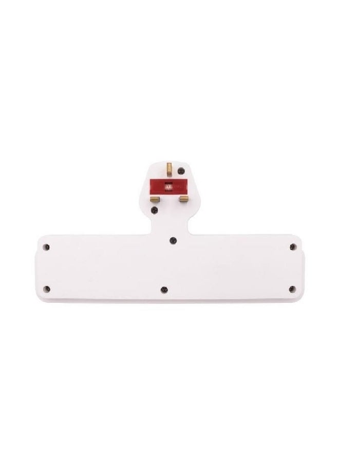HOMEBEST 3-Way Socket Power Adapter with 2-USB Port White 47 x 29.5 x 30.5 cm AU213USB-C-W  - Image 4
