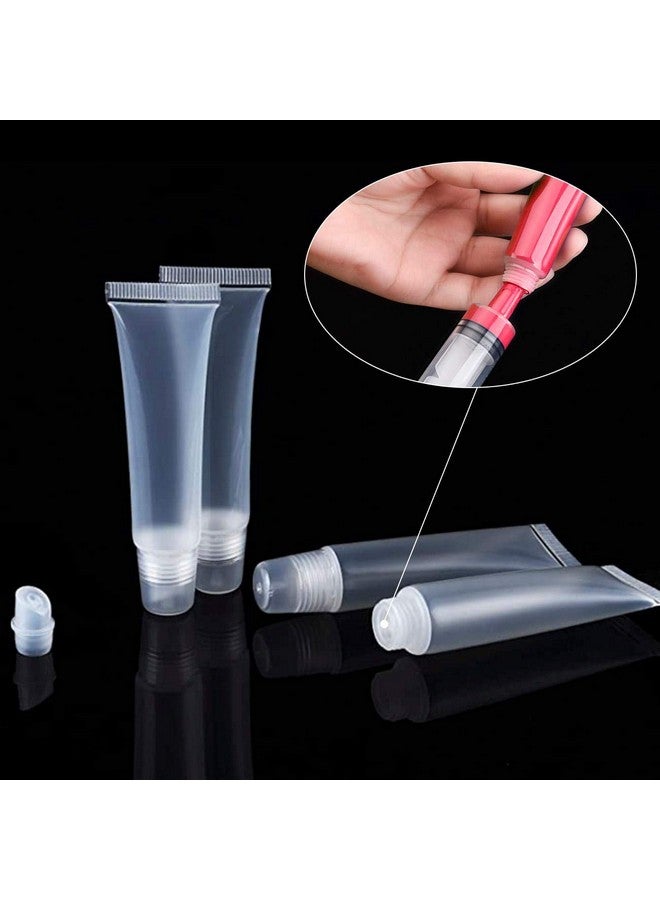Rolybag 22 Packs Lip Gloss Empty Tubes Containers(10Ml)，Travel Empty Bottle，Refillable Soft Cosmetic Squeeze Tubes For Women &Girls Diy Lip Gloss Cosmetics - Image 3