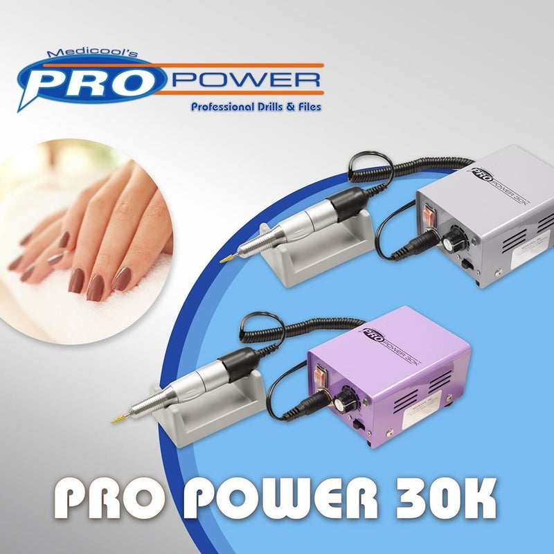 Medicool Pro Power 30K Professional Electric Nail Drill - 30,000 RPM for Manicure and Pedicure - Image 3