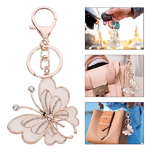 Fapiwen Butterfly Keychain, Cute Key Chain, 1 Set Butterfly Gift, Key Chain For Girls, Stylish Keychain For Bike, Car Key Chain, Bag Charms For Sisters & Friends - Image 5