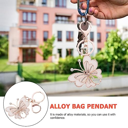 Fapiwen Butterfly Keychain, Cute Key Chain, 1 Set Butterfly Gift, Key Chain For Girls, Stylish Keychain For Bike, Car Key Chain, Bag Charms For Sisters & Friends - Image 4