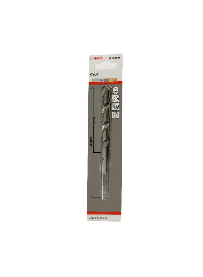 Bosch Drill Bit , Triangular Shank Impact Drill Bit, 10x80x120mm - Image 2