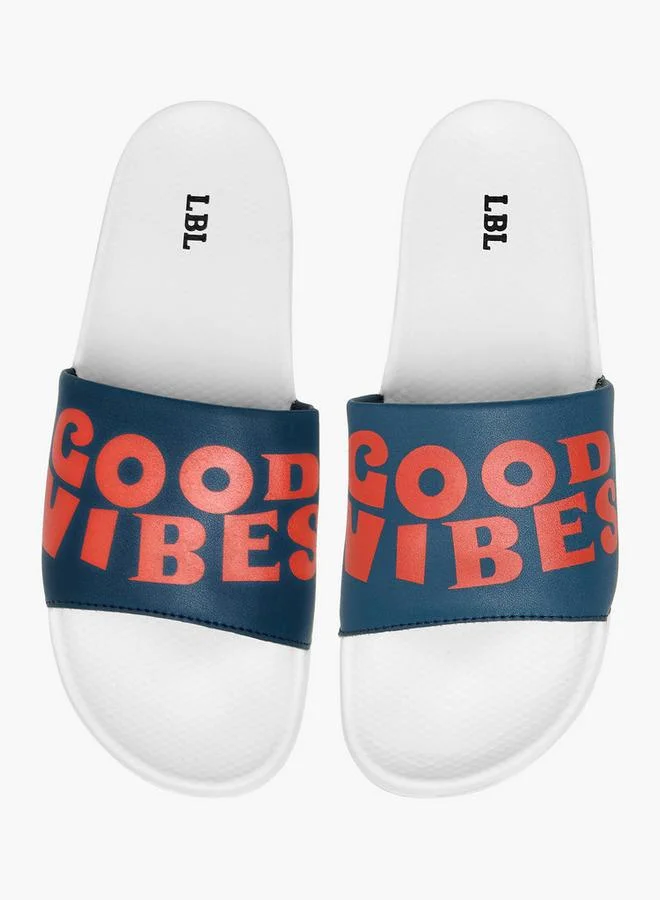 ال بي ال من شو اكسبرس شباشب سلايد بطبعة شعار