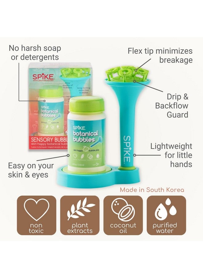 Spike Innobaby Spike Bubble Blower With Mess Free Botanical Bubbles And Dipping Tray Magic Wand Blows Oodles Of Bubbles Without The Mess Recommended For Speech, Visual & Motor Development - Image 4