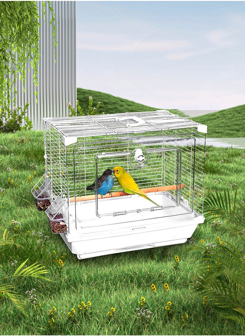 Kidle Acrylic Bird Cage Bird House Parrot Cage Breathable Lightweight Parrot Cage for Small Birds  - Image 4