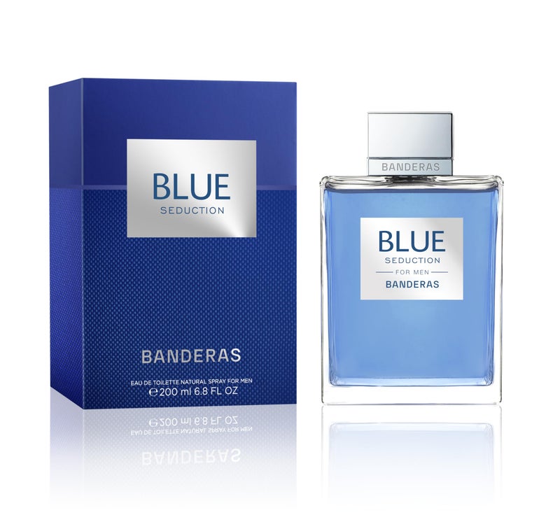Banderas - Blue Seduction Eau De Toilette for Men – Woody Notes of Apple, Sea Water - 6.8 Fl Oz - Image 1
