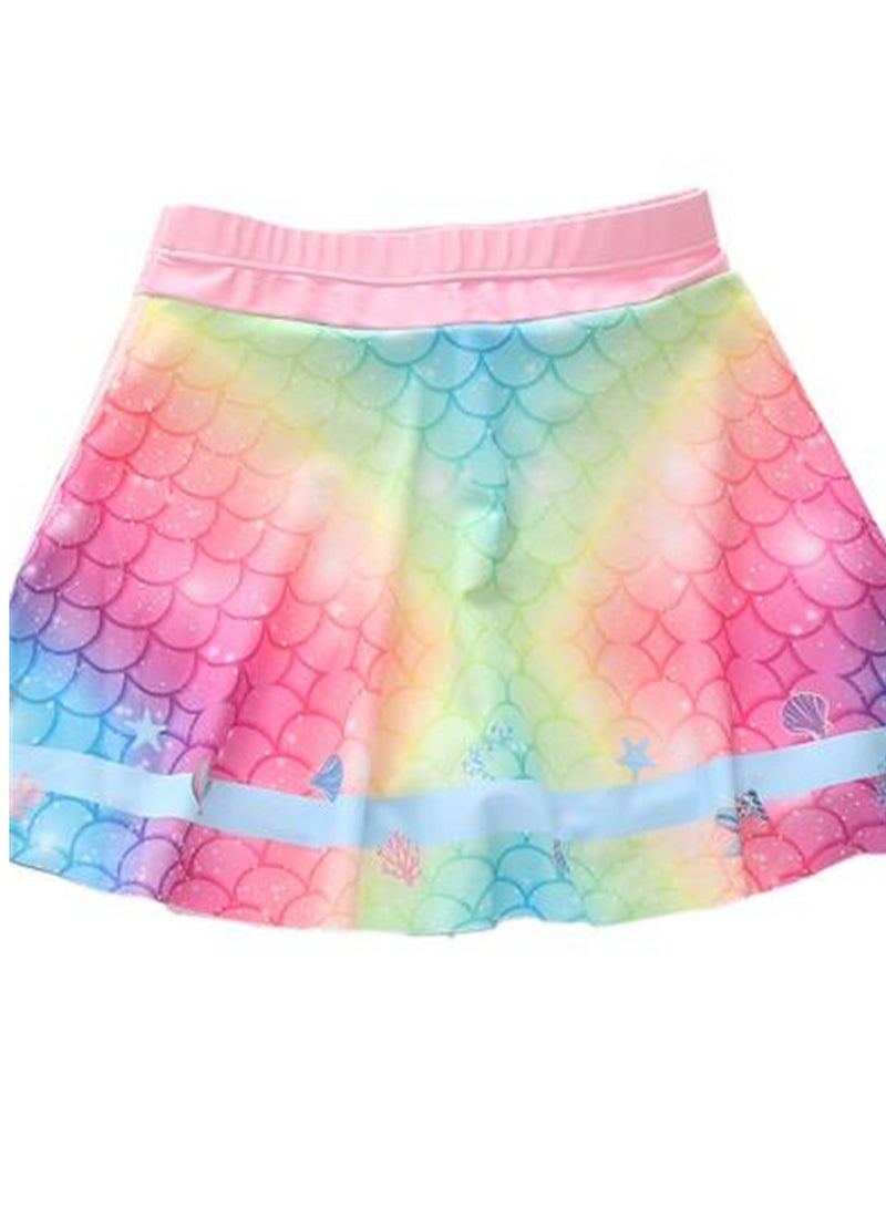 3pcs children's swimsuit girls skirt swimsuit cartoon sports swimsuit - Image 4