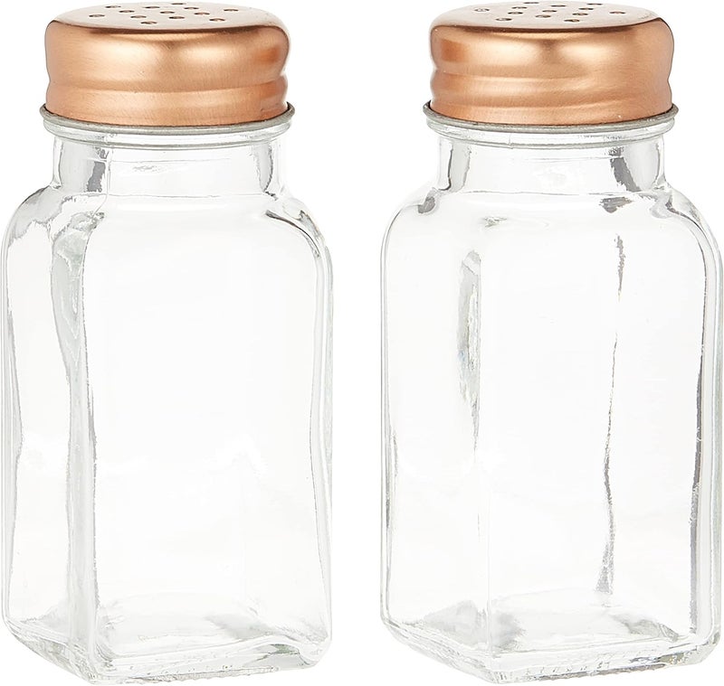 Harmony Table Top 2pcs Spice Shaker Set 90ml with Copper Lids - Image 2