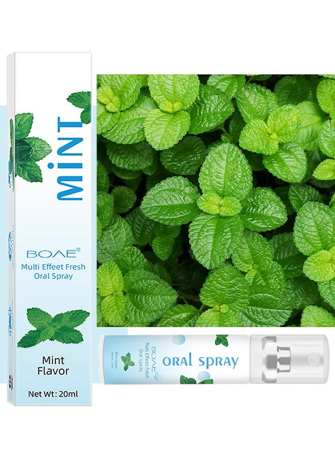 BOAE Multi Effeet Fresh Oral Spray 20ml, Bad Breath Treatment For Adults, Mint Flavor Mouth Freshener, Effective Mouth Spray, Breath Freshener Spray, Oral Care Spray, Mouth Healthy Care - Image 2
