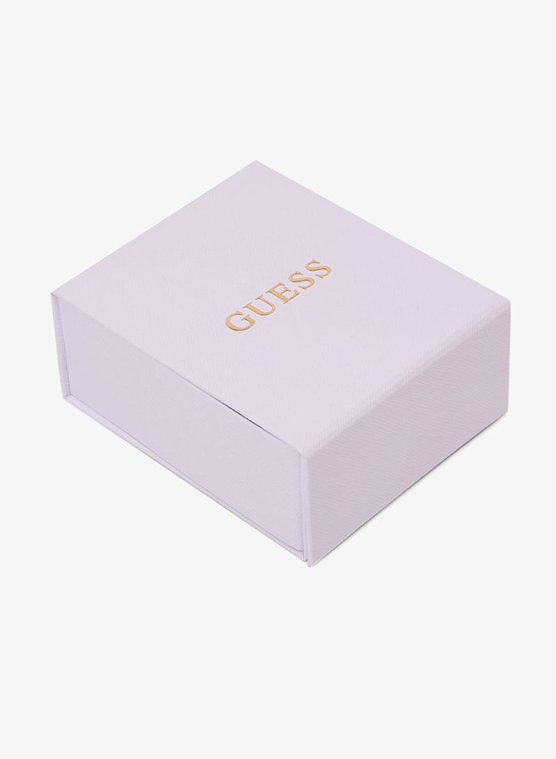 GUESS 14mm Pave Flower Mini Ring - Image 5