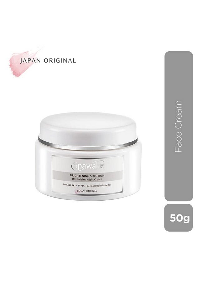 Spawake - Vitamin C Night Cream, Brightening Solution Revitalising, 50G - Image 1