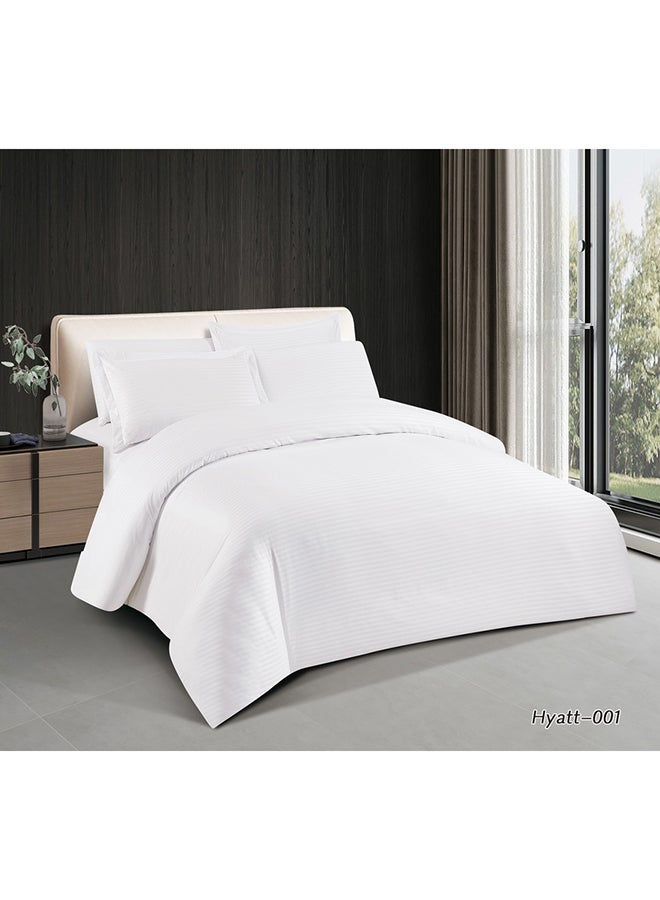 Hours Horse Hotel Comforter Set With Soft And Durable Microfiber Striped Fabric 6 Pieces King Size  - Image 1