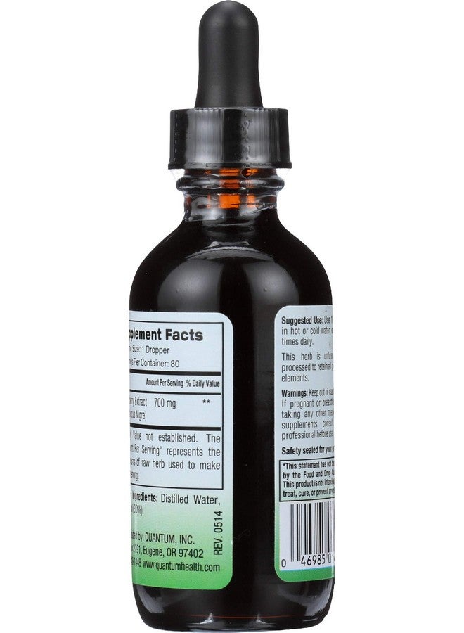 Quantum Health, Elderberry Liquid Extract, 2 Fl Oz - Image 2