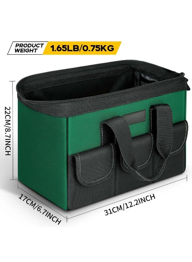 Tool Bag, Green, 31 cm/12 Inches, Made of 1680D Polyester, Ideal for DIY and Craftsmen - Image 2