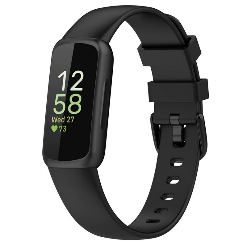 SKEIDO Colorful Silicone Strap Compatible with Fitbit Inspire 3, Adjustable Replacement Wristband (L Size) - Image 1