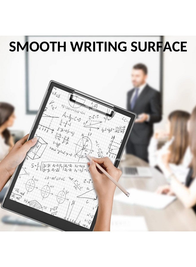 Sooez Clipboard With Storage Cleaview Clip Boards 8.5X11 With 2 Storage Dry Erase Plastic Nursing Clipboard Box High Capacity Clipboard For Teacher Coaches School & Office Supplies Black - Image 5