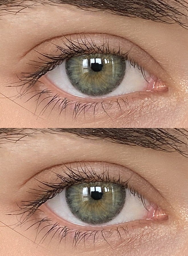 سيدة جديدة عدسات لاصقة ملونة رمادية من فريش ليدي للاستخدام السنوي - Image 2