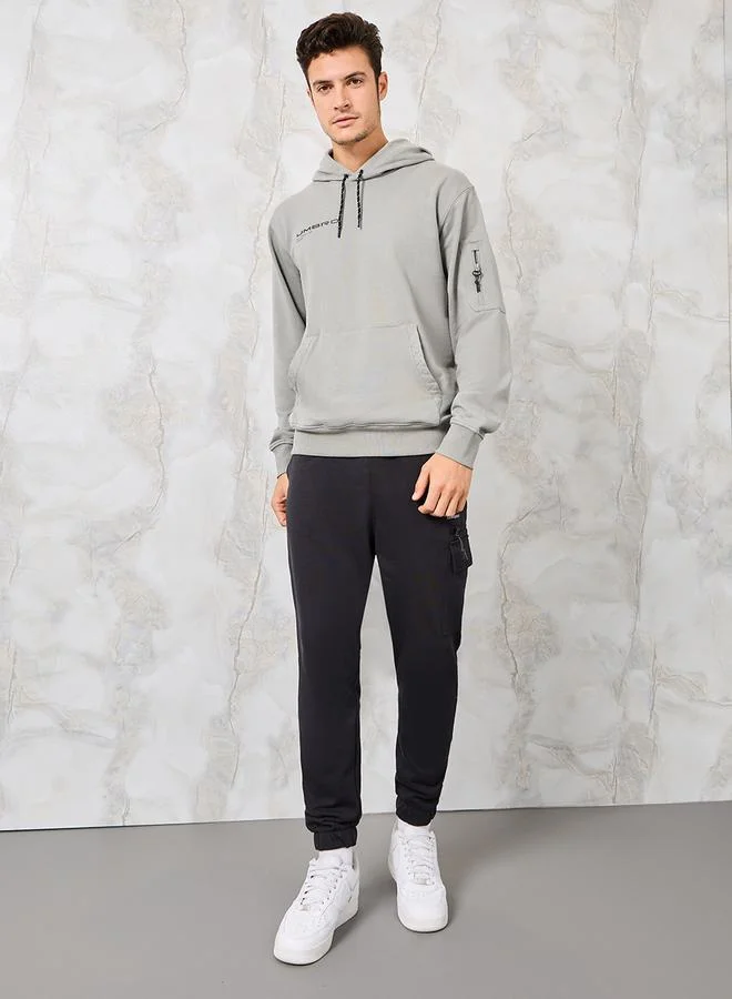 umbro Utility Graphic Hoodie with Front Pocket