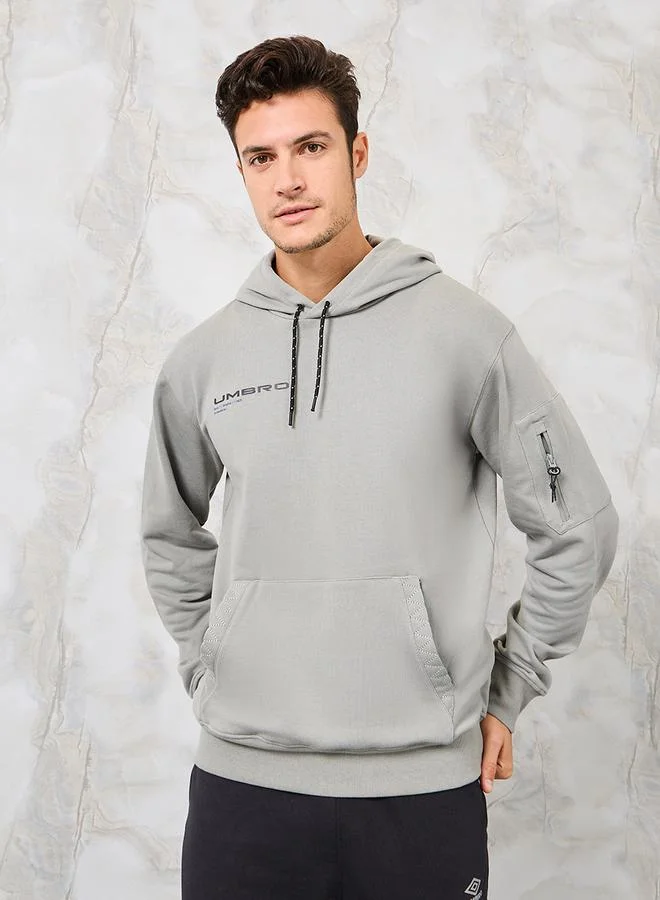 umbro Utility Graphic Hoodie with Front Pocket