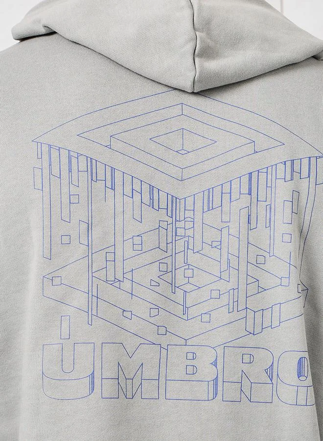 umbro Utility Graphic Hoodie with Front Pocket