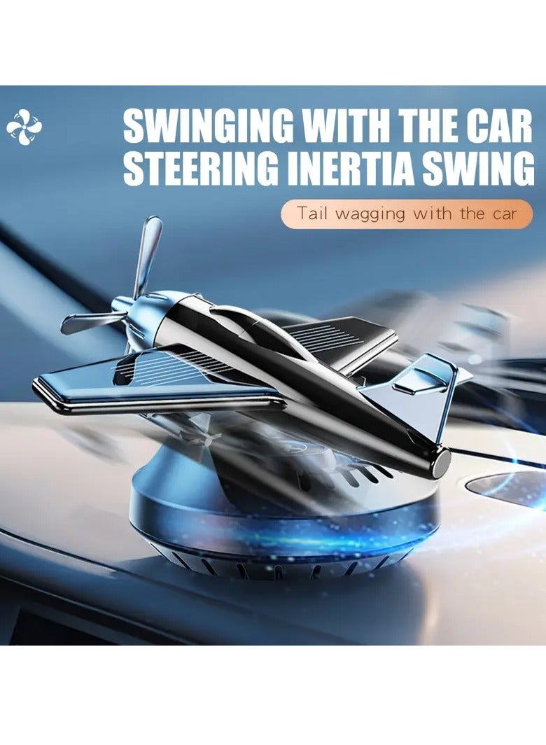 M MIAOYAN Retro Swing Airplane Car Air Freshener – Dashboard Decoration with Swaying Tail Fin & Fragrance Spray, Fun Gift for Drivers - Image 5