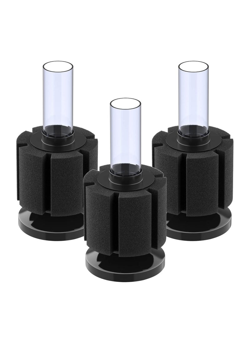 SYOSI Aquarium Fish Tank Biochemical Cotton Filter Nano Bio Sponge Filter Quiet Betta Fry Shrimp and Small Fish Foam Filter for Fish Tank Up to 10 60 Gallon Water Fairy Cotton 3 Pack  - Image 1