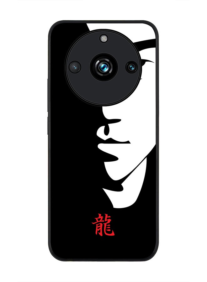 Stylizedd Rugged Black Edge case for Realme 11 Pro/Realme 11 Pro+, Custom Slim fit Flexible Anti Drop Thin Phone Case Cover - Tibute - Bruce Lee (Black) - Image 1