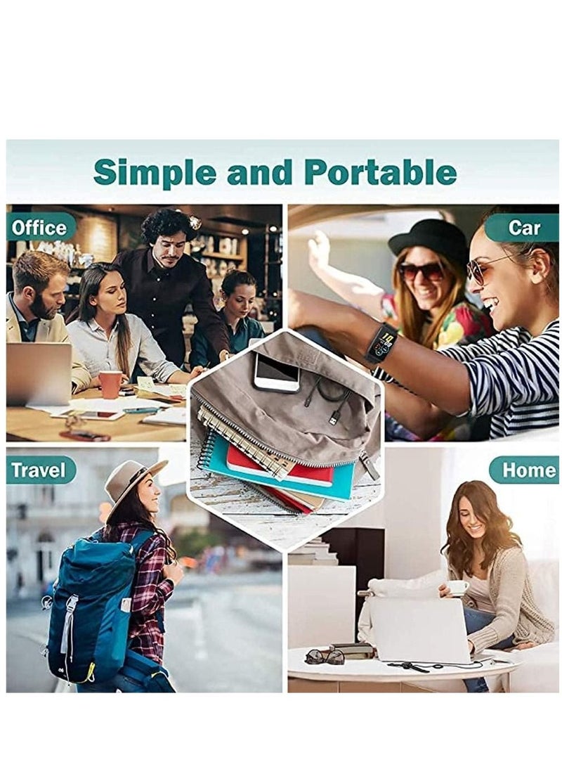 ELTRAZONE USB Charging Cable Cord Base Dock Charger Adapter Stand For Huawei Band 6 smartwatch (Black) - Image 3