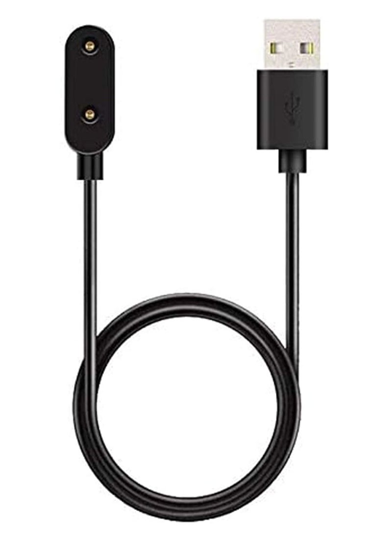ELTRAZONE USB Charging Cable Cord Base Dock Charger Adapter Stand For Huawei Band 6 smartwatch (Black) - Image 1