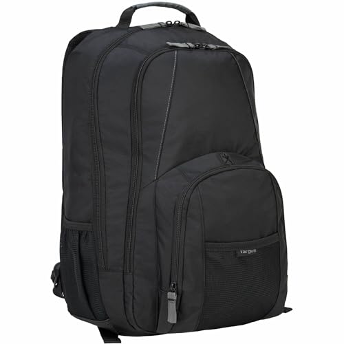 Targus Groove Laptop Backpack for Laptops up to 17inches Water Resistant Travel Backpack for Men and Women Black CVR617 - Image 1