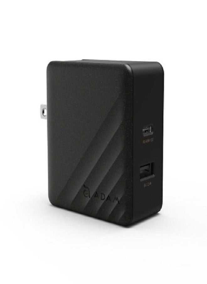 ADAM ELEMENTS Adam elements pd wall charger 57W with USB-C & USB-A black  - Image 4