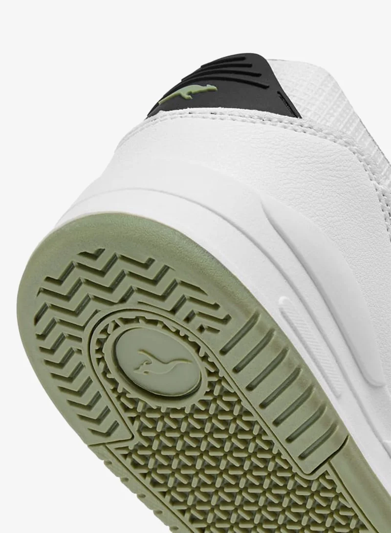 kangaROOS WHITE Boys' Panelled Sneakers with Hook and Loop Closure for Men | Best Price UAE