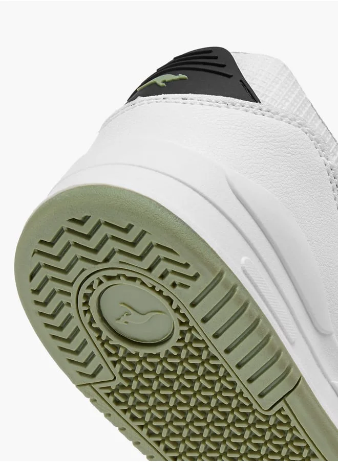 كانغاروس Boys' Panelled Sneakers with Hook and Loop Closure